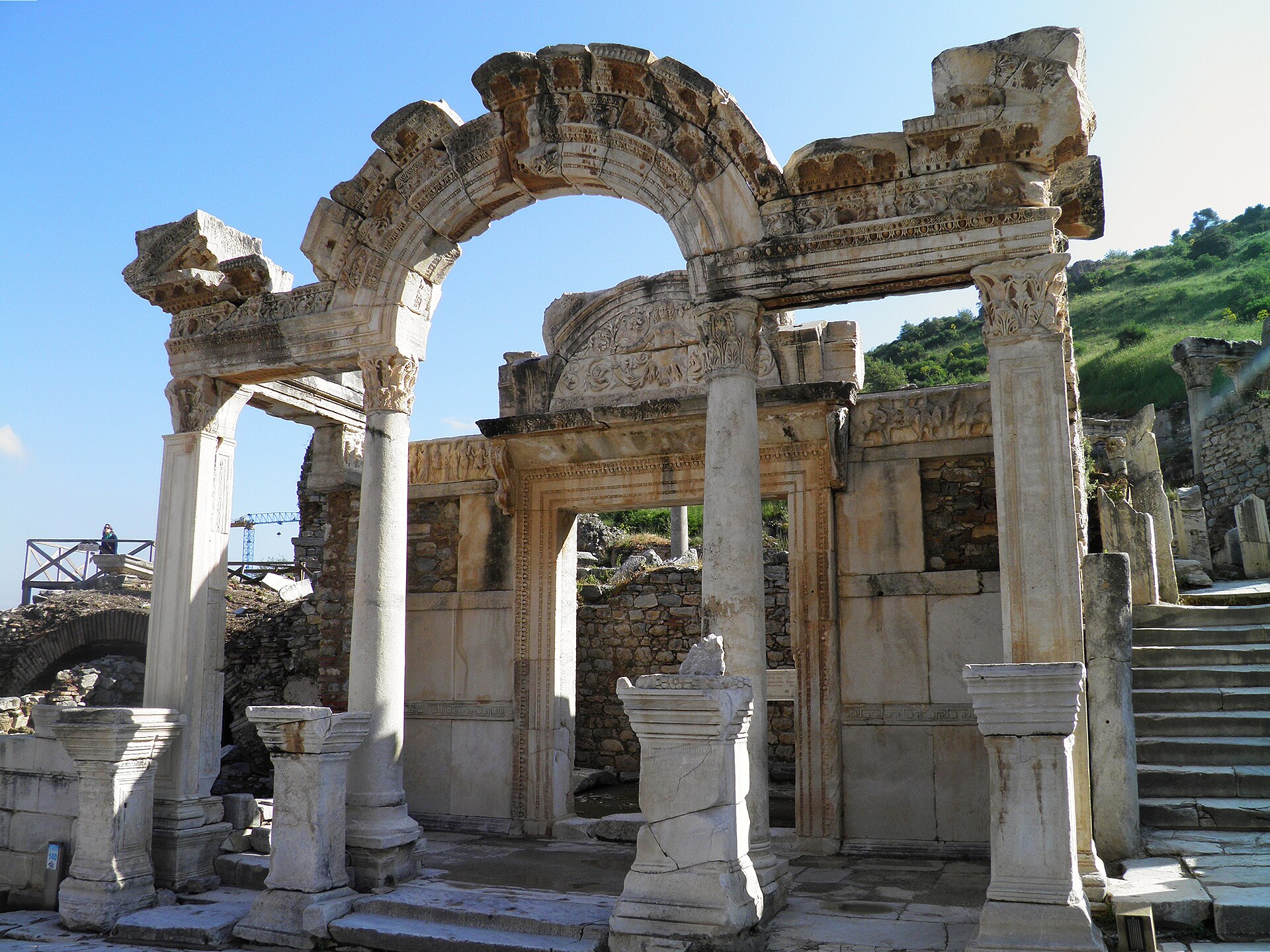 Temple of Hadrian at ancient Ephesus