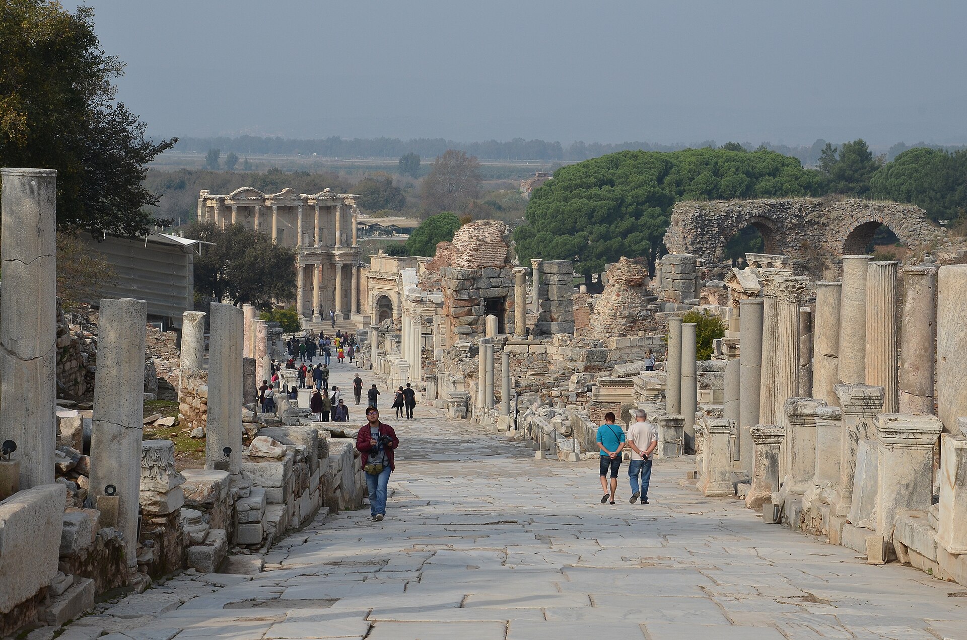 Curetes Street marble avenue at Ephesus