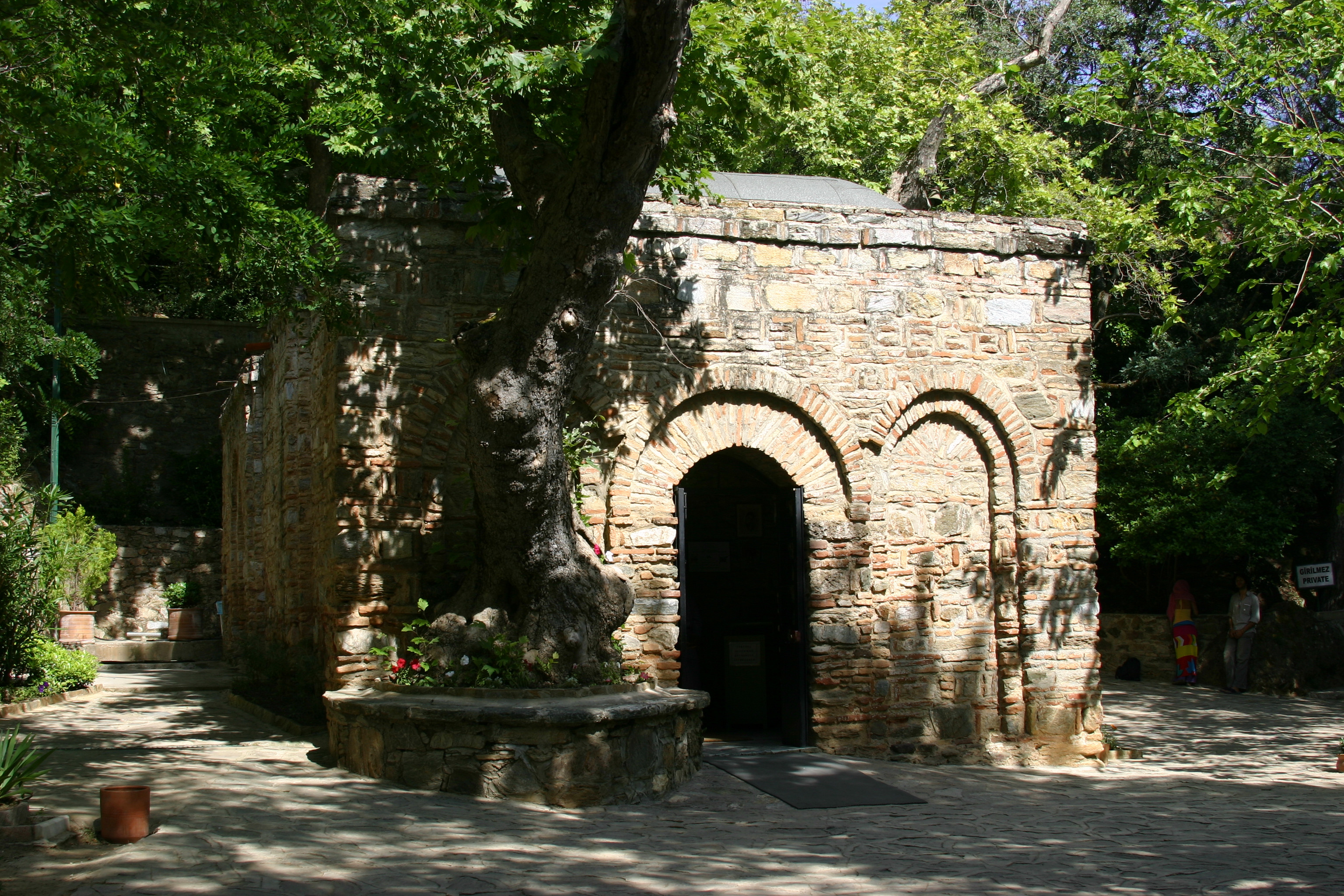 House of the Virgin Mary chapel above Selçuk